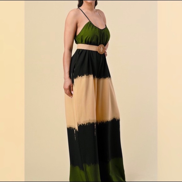 Oversized Tie Dye Wide Leg Jumpsuit Size S - Picture 3 of 13